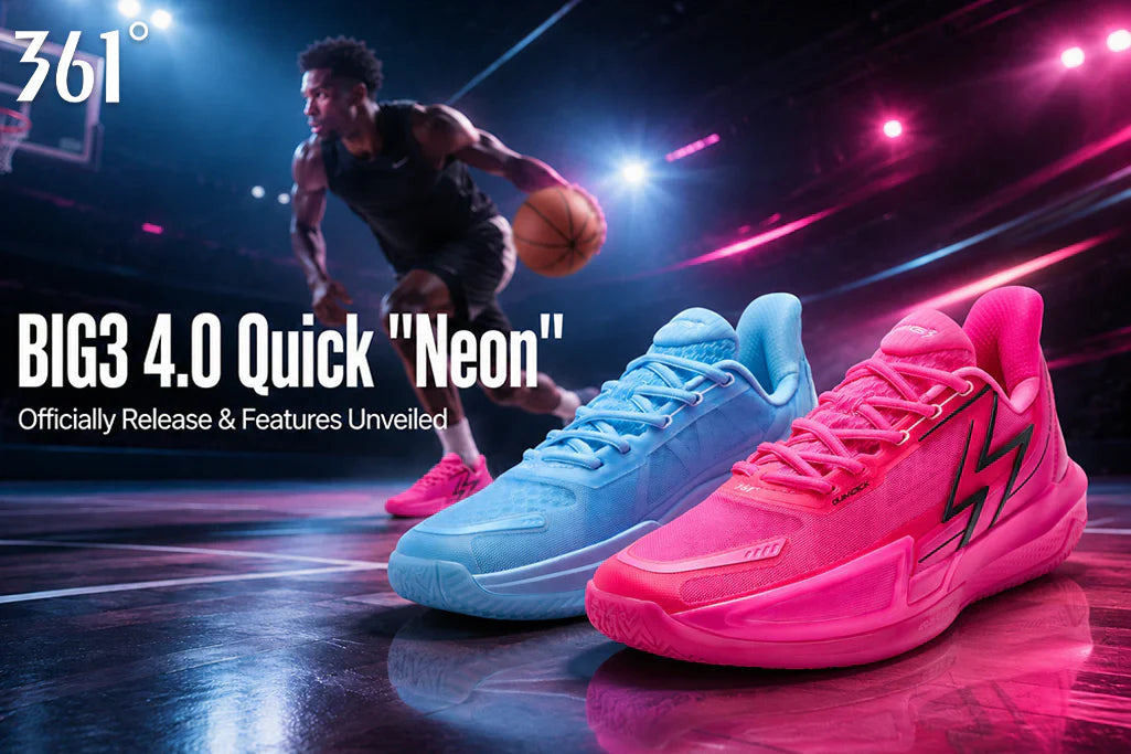 361° BIG3 4.0 Basketball Shoes Quick 