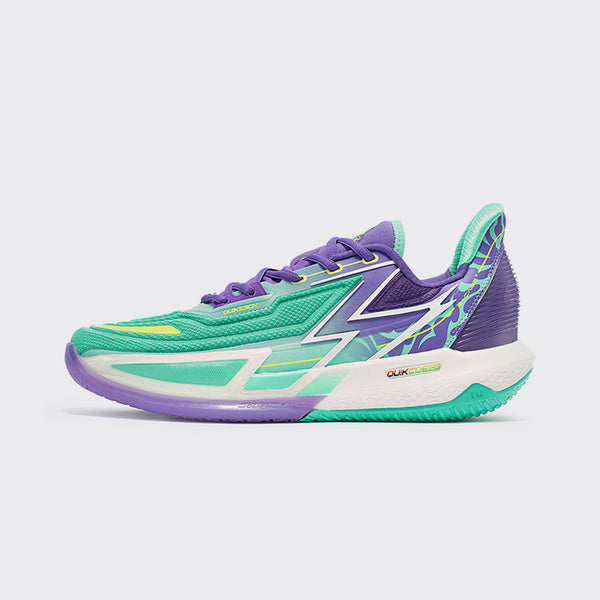 Basketball Shoes 361º Big3 4.0 Quick Light up Yellow-Blue