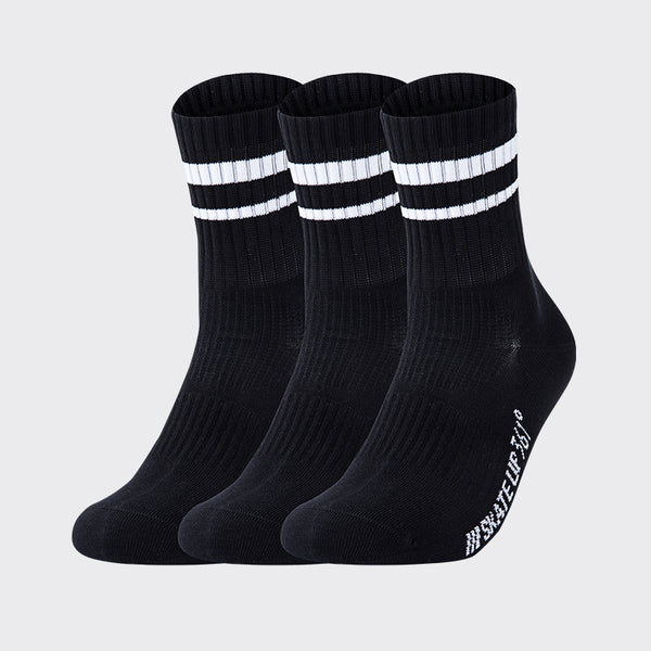 361° Everyday Socks (3 Pairs)：Black