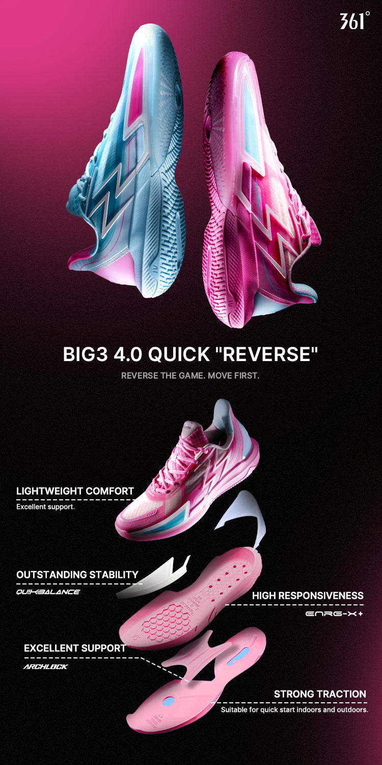 361°BIG3 4.0 361 Degrees BIG3 4.0 Quick Reverse Men's - 672321105-6/W672321105