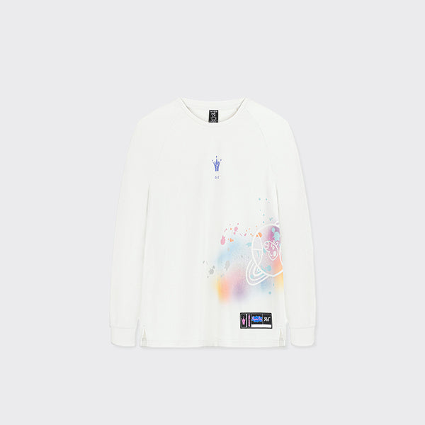 Nikola Jokić x  Peppa Pig Space - Long Tee：White