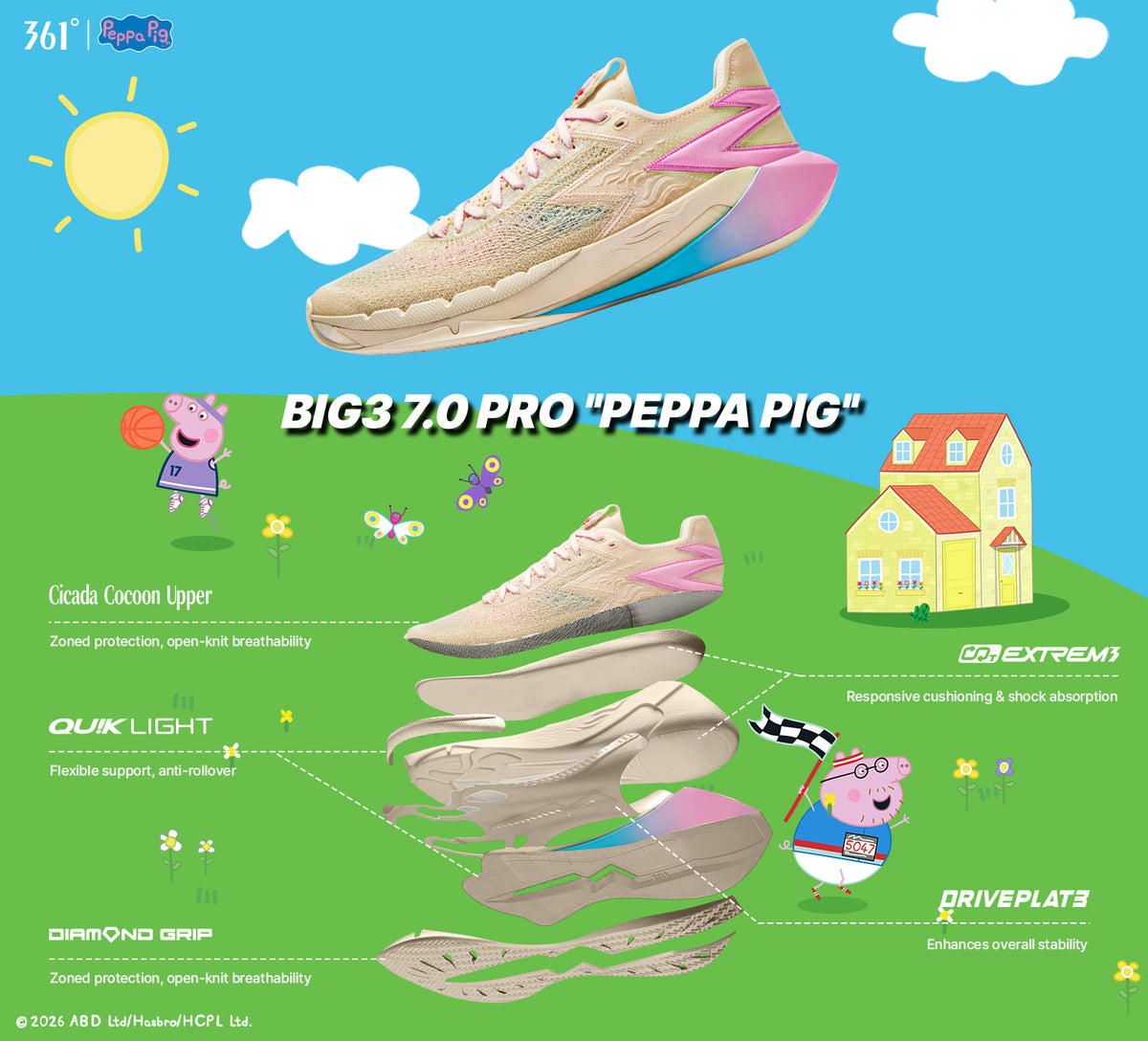 BIG3 7.0 Pro "Peppa Pig"
